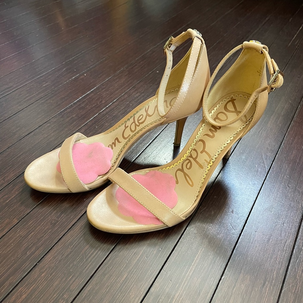 Sam Edelman Patti Ankle Strap Sandal Pumps Heels